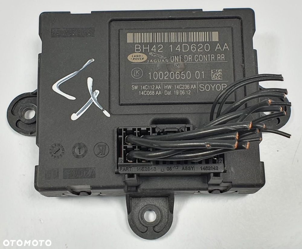 MODUŁ DRZWI LEWY TYŁ RANGE ROVER III L322 BH42-14D620-AA - 1