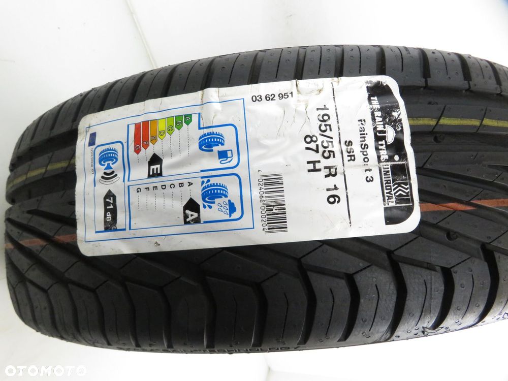 195/55R16 OPONA LETNIA Uniroyal RainSport 3 87H SSR dot: 1421 - 5