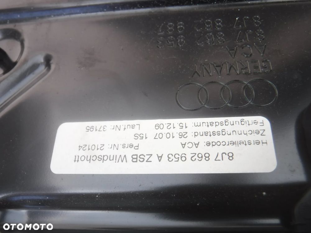 Audi TT 8J cabrio wiatrolap windshot oslona zaglowkow maskownica obudowa zaglowka 8J7862953A - 3