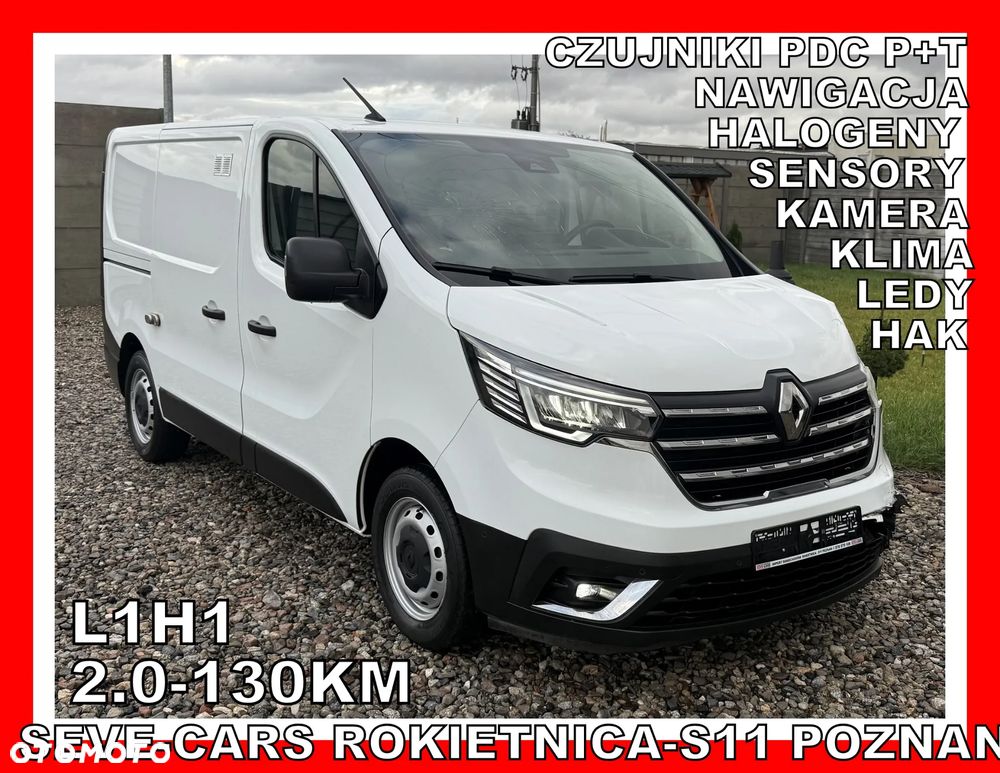 Renault Trafic L1H1, 130KM, klima, navi, kamera, tempomat, sensory, halogeny, czujniki pdc
