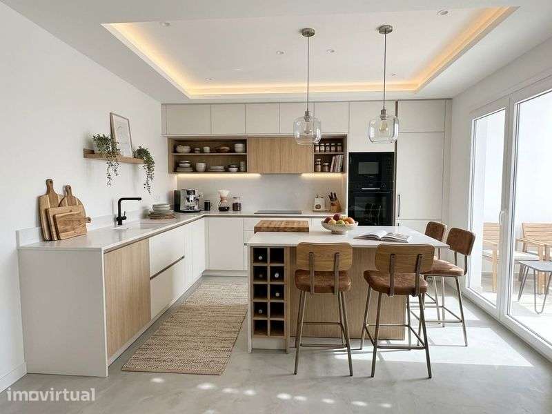 T3 Novo  Com Sótão + Potencial T0 + Arrumo + Garagem fechada - Grande imagem: 2/12