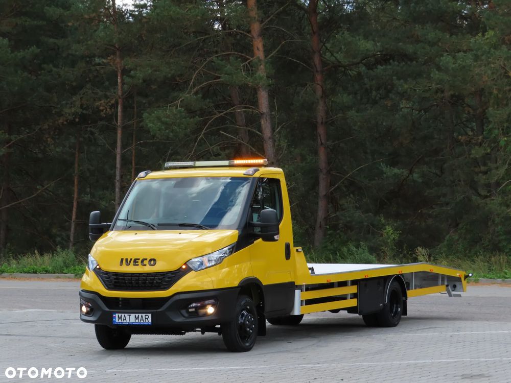 Iveco DAILY 50C18 Laweta POMOC DROGOWA Przewóz Pojazdów AUTOLAWETA 6100 mm Dł. Platformy DMC 3500 Kg Rozstaw Osi 4750 mm WZMACNIANE Zawieszenie Adaptacyjne Pneumatyczne Stan NOWY OKAZJA - 2