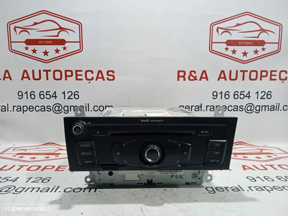 Auto Rádio Audi A4 B8 8T2035186P Original - 2