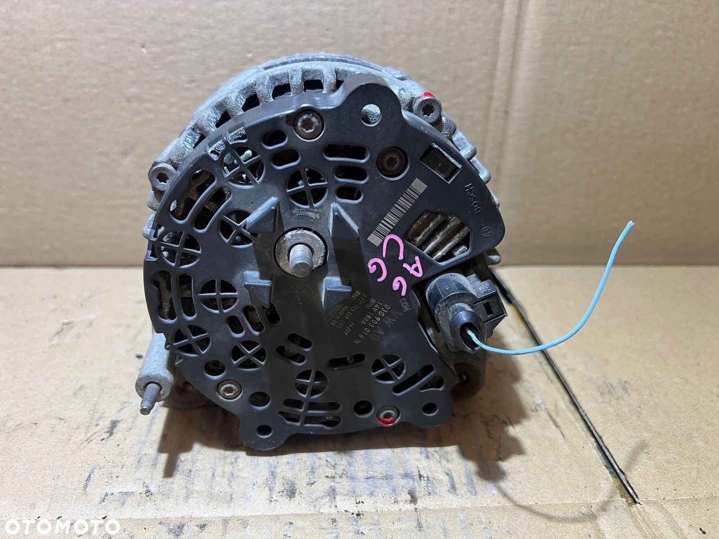 AUDI A6 C6 2.0 TDI ALTERNATOR BOSCH 180A 03G903016N - 4