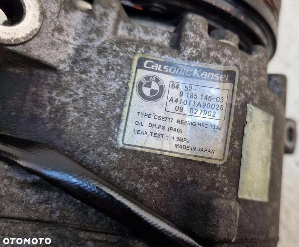 bmw x5 e70 06-13 3.0 diesle m57d kompresor sprężarka klimatyzacji 9185146 - 5