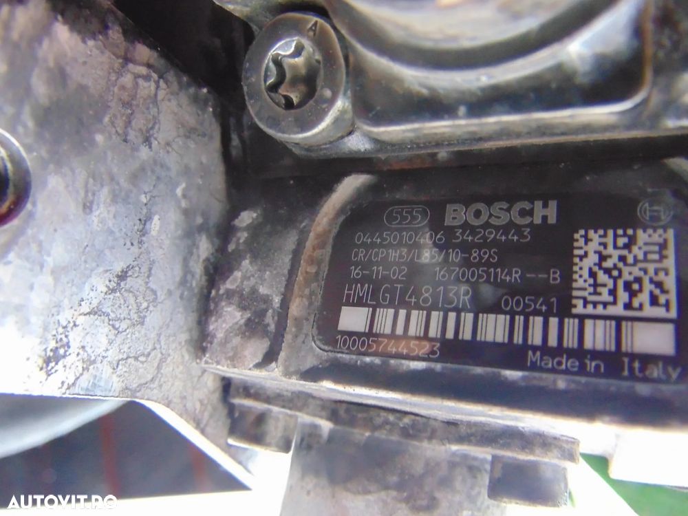 Pompa inalte Renault 1.6 Trafic Opel Vivaro 2.0 cod 167005114r 0445010406 nissan qashqai x trail t32 Koleos espace talisman megane scenic pompa inalta presiune - 2