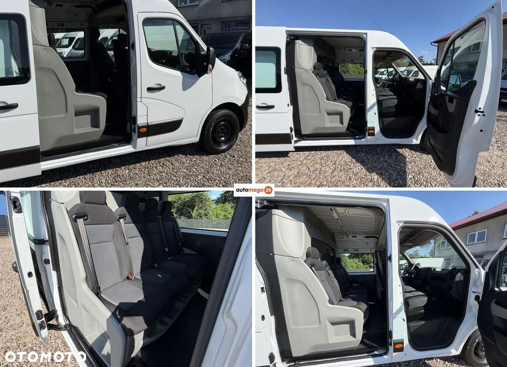 Renault MASTER MAXI L3H2 DOKA 7os. ORYGINAŁ CARPOL VAN MINIBUS Duża Ładowność 1205kg Zabudowa paki+ półki modułowe Bott, Trwały MOCNY SILNIK 2.3dCi 130KM Rozrząd na Łańcuchu! Zabudowa z wnęką na transport el. do 3700mm! Niski udokumentowany przebieg tylko 107tys.km SERWIS ASO RENAULT - 7