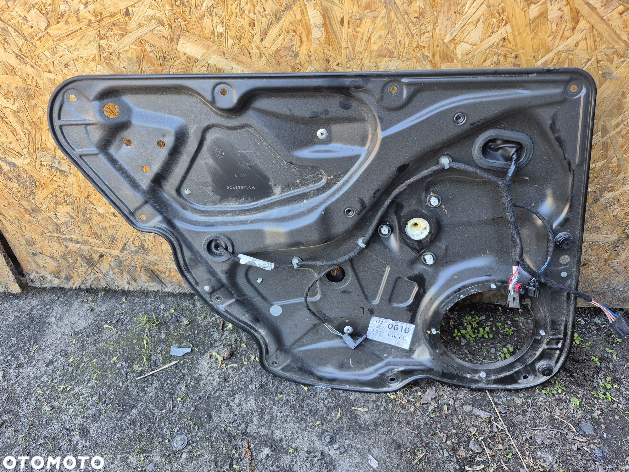 Mechanizm podnoszenia szyby lewy tył tylny passat b6 kombi - 1