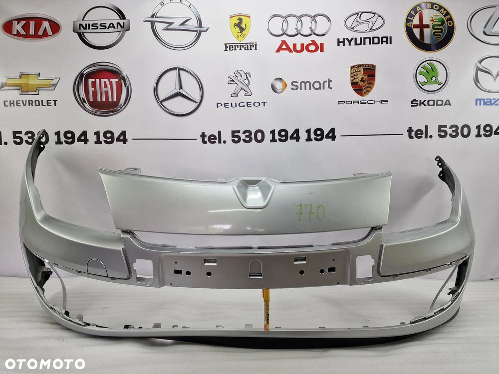 RENAULT MEGANE 3 III LIFT 11-13 ZDERZAK PRZEDNI PRZÓD+ HOKEJ DOLNY , NR 620221285R , NR AUKCJI NZ770 - 1