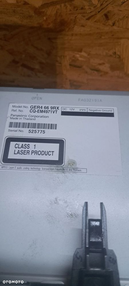 MAZDA 6GH 07 -13 RADIO CD GER4 66 9RX - 2