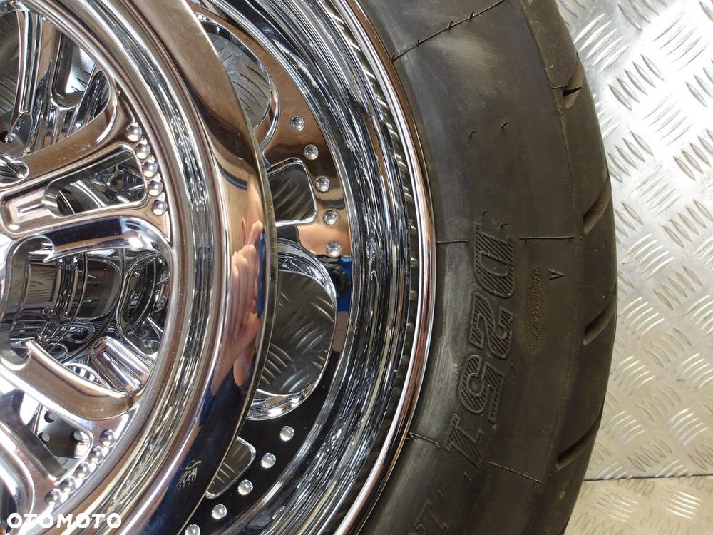 Koło felga akcesoryjna chrom 16" KAWASAKI VN 900 VULCAN CUSTOM 07-24r - 4