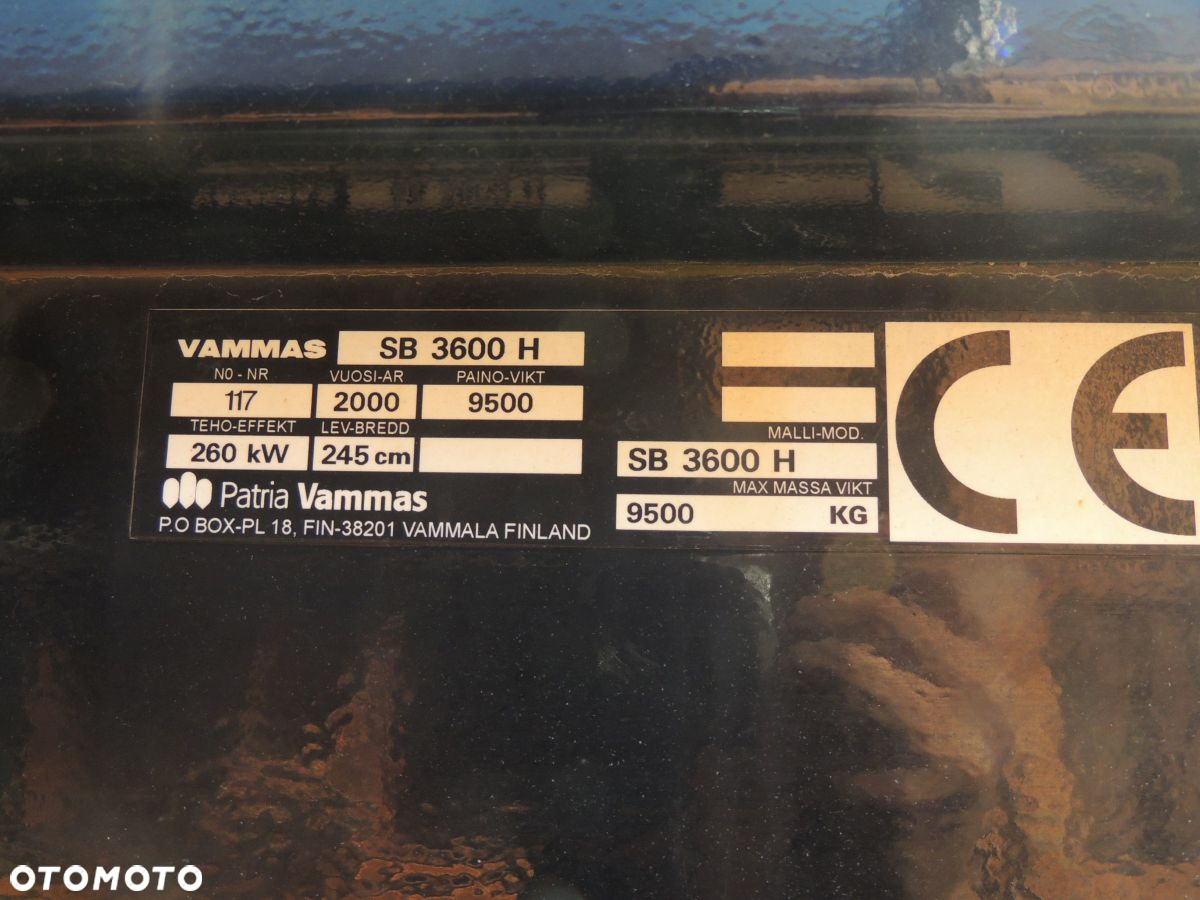 Inny Zamiatarka Vammas SB 3600H , Pługa Overaasen ER6 2008rok - 16