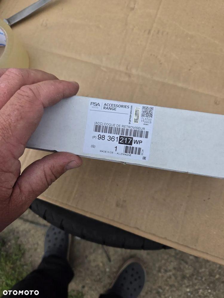 Nakładka wewnętrznego lusterka wstecznego Opel Corsa F Mokka B 98361217WP - 4