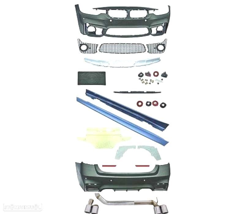 KIT CARROÇARIA BMW F30 LOOK M3 PDC - 2