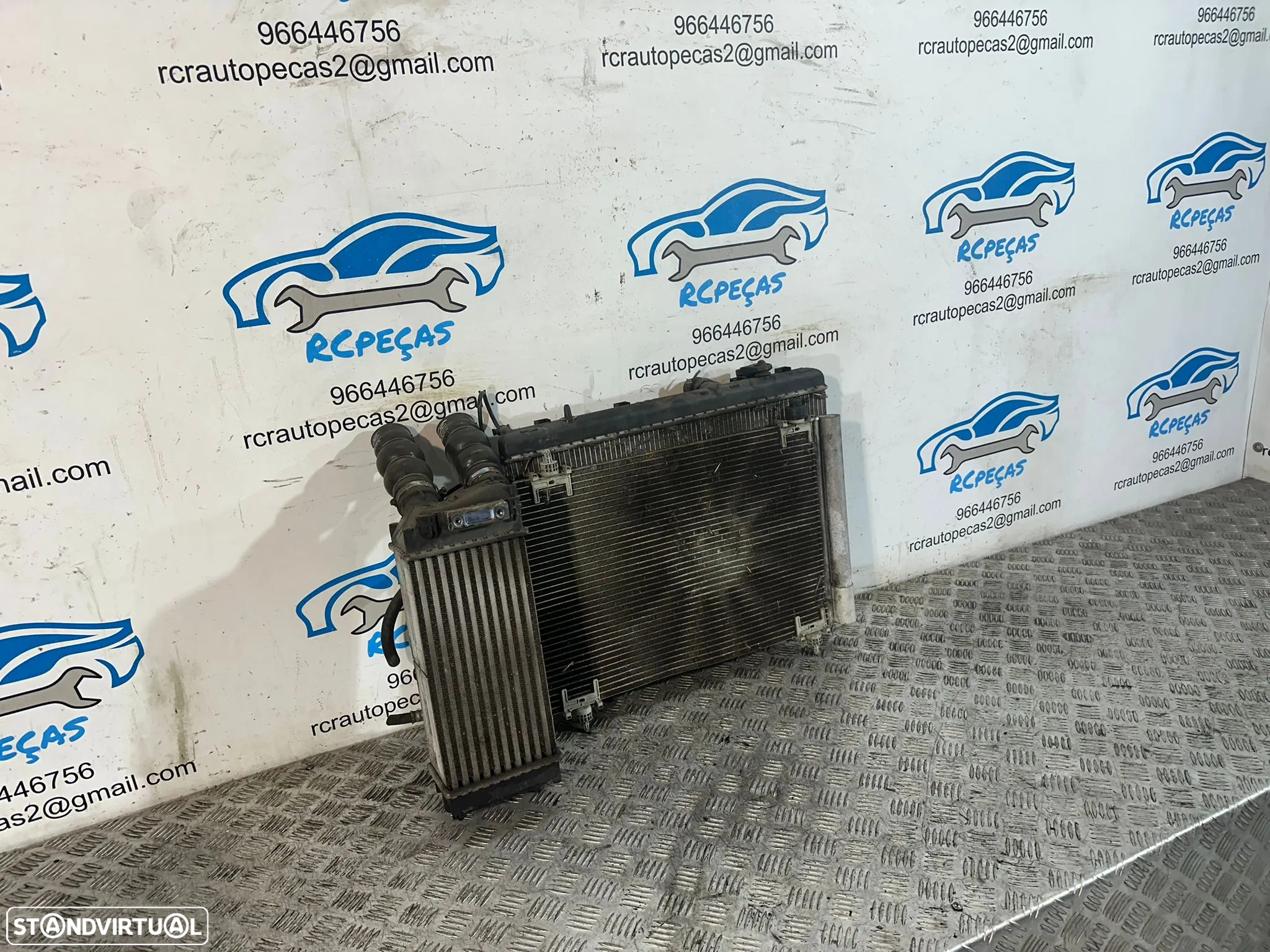 .Radiadores Ventilador Ar Condicionado IC Intercooler PSA Peugeot 3008 2008 - 2016 - 2
