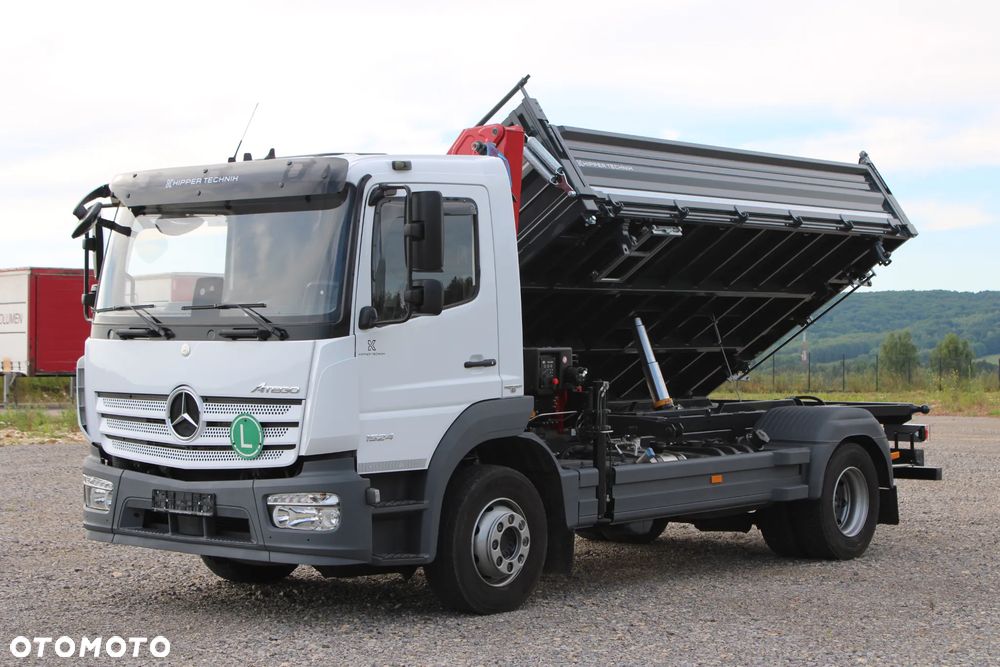 Mercedes-Benz Atego 1524 Nowy 3-stronny Wywrot Kiper Wywrotka Nowy żuraw HDS HMF 810 K2 Fassi Palfinger Hiab DN HC TGL TGM Midlum Eurocargo LF FL - 22