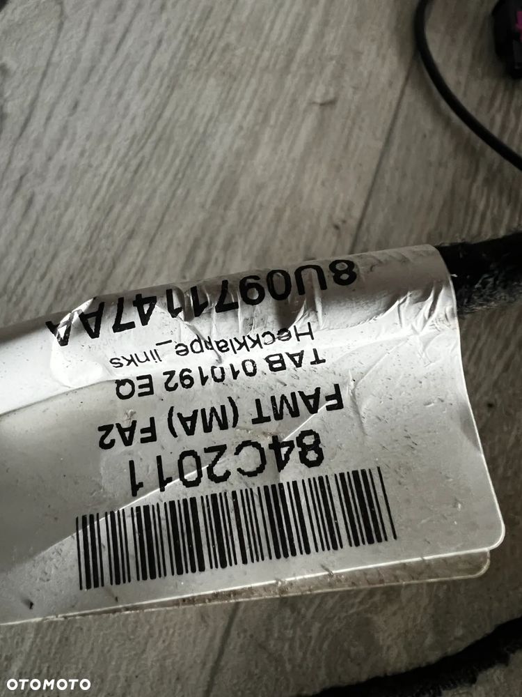 KOMPLETNA WIĄZKA MODUŁ KAMERY COFANIA KAMERA AUDI Q3 8U0907441 8U0971147AA 8U0971148DK 5N0827566A - 4