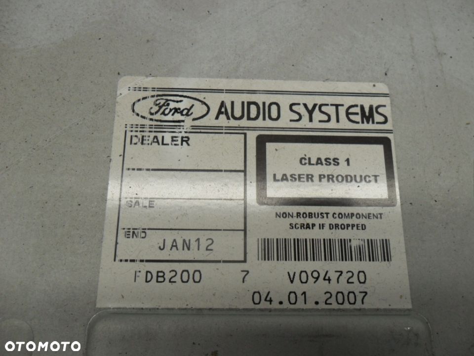 FORD FOCUS MK2 04-07 RADIO - 3
