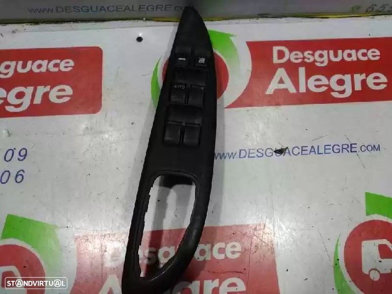COMANDO ELEVADOR DE VIDRO FRONTAL ESQUERDO NISSAN PRIMERA 2002 -25401AV640 - 4