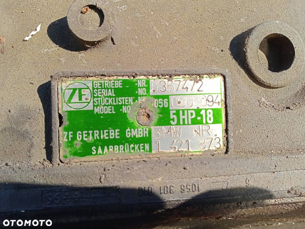 SKRZYNIA BIEGÓW AUTOMAT 5HP-18 1421873 BMW E36 COUPE 2.0 M52B20 - 7