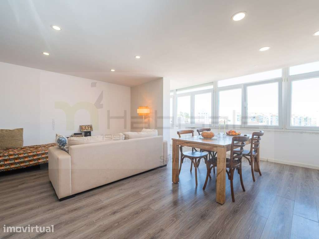 Apartamento T2+1 com terraço comum na cobertura do prédio. - Grande imagem: 5/49
