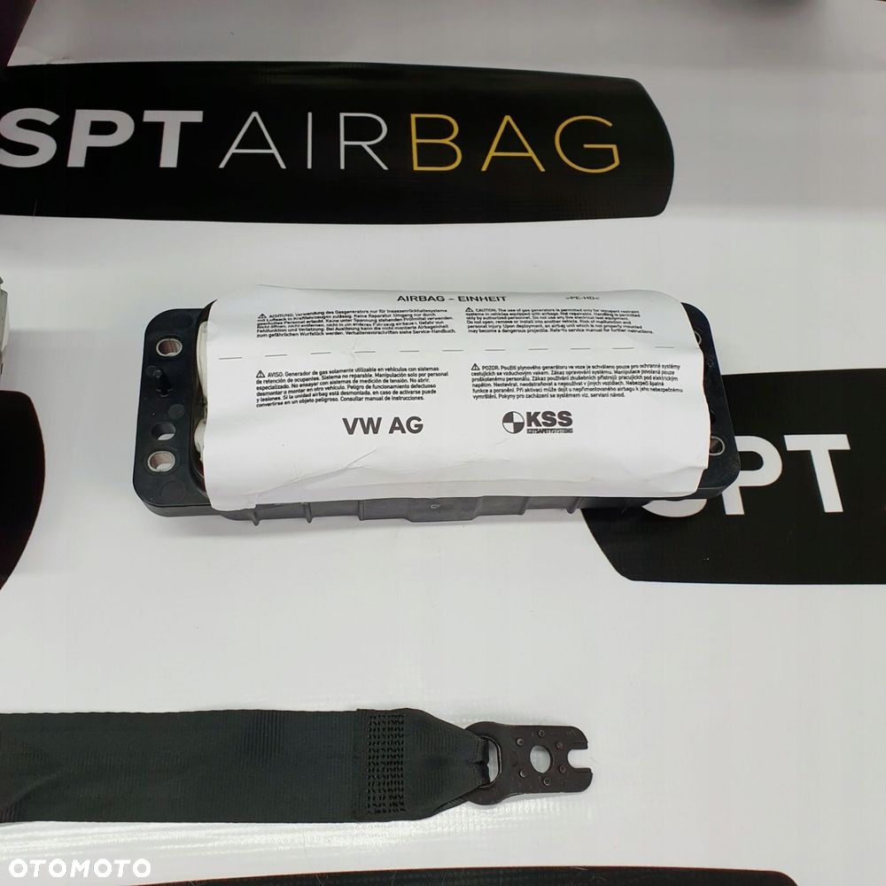 SKODA OCTAVIA 3 III 5E0 DESKA ROZDZIELCZA KONSOLA KOKPIT PULPIT PODUSZKI AIRBAG AIR BAG PASY KIT SET - 8