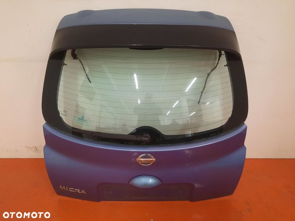 NISSAN MICRA K12 02-07 5D KLAPA BAGAŻNIKA  TYŁ TYLNA T12 - 1
