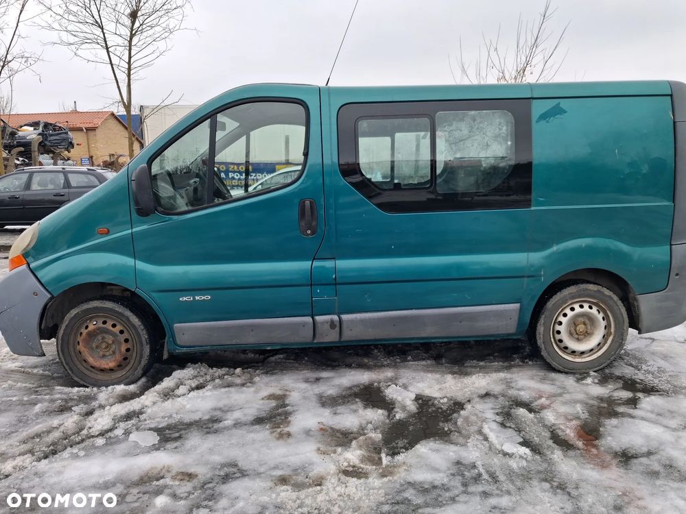 Renault Traffic I Opel Vivaro 01-07 silnik kompletny 1.9 DCi F9Q 101KM F9Q760 skrzynia biegów 6 biegów PK6 375 drzwi maska klapa błotnik lampa lusterko szyba czołowa drzwi tył tylne zamek listwa atrapa podstawa czujnik przewód wiązka rura turbina intercooler lewarek maglownica zwrotnica zacisk podstawa stopień manetka panel wyświetlacz ramka boczek fotel ława pas pompa sterownik moduł felga sanki belka mechanizm NA CZĘŚCI WSZYSTKIE CZĘŚCI - 4