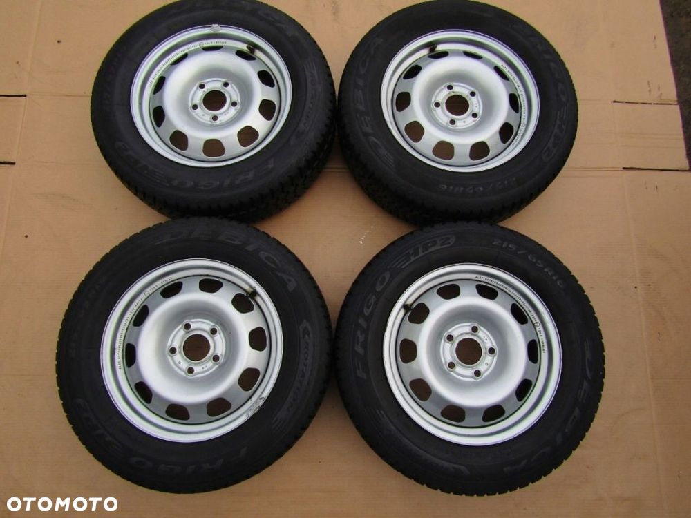 4x Felgi Koła 16 Dacia Duster OE I II / 6,5j 5x114,3 ET50 Opony 215/65 - 1