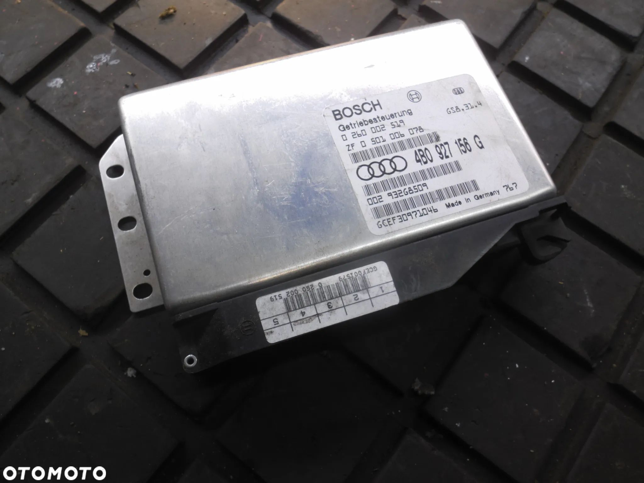 AUDI A6 2.8L V6 JEDNOSTKA STERUJĄCA SKRZYNIĄ BIEGÓW 4B0927156G 0260002519 - 1