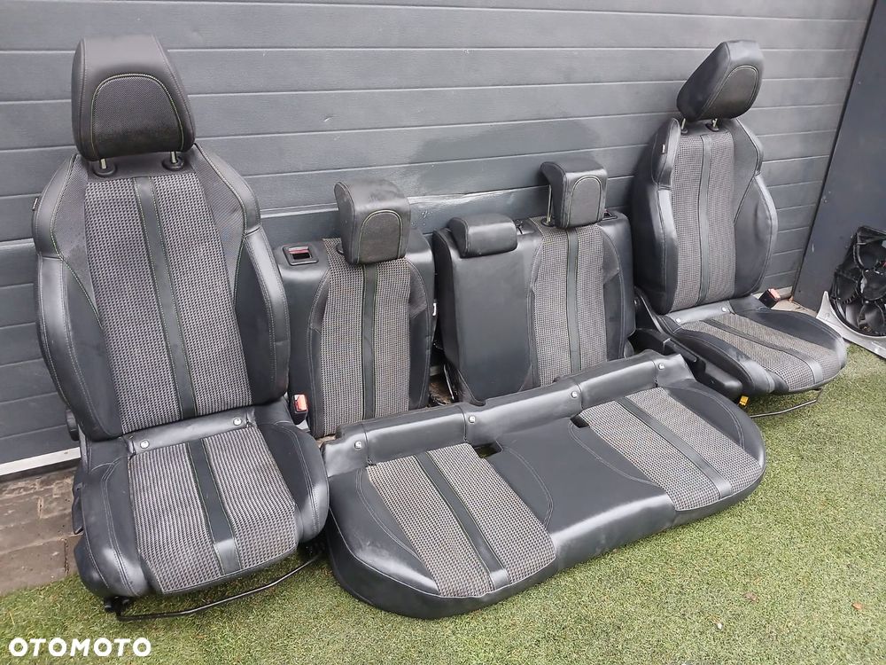 FOTEL FOTELE KANAPA TYŁ PÓŁSKÓRA PEUGEOT 208 II GT LINE - 2
