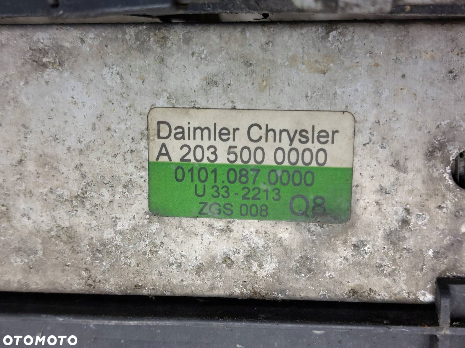 CHŁODNICE KOMPLET + WENTYLATORY MERCEDES W203 C KLASA 1.8 16V 2035000603 - 3
