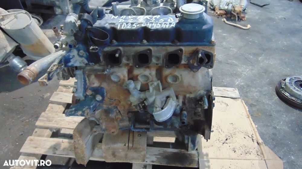 Motor Nissan Navara King kab D22,2.5 diesel cod motor TD25, cod 044547A an 1998-2004 133 CP,euro 3 - 5