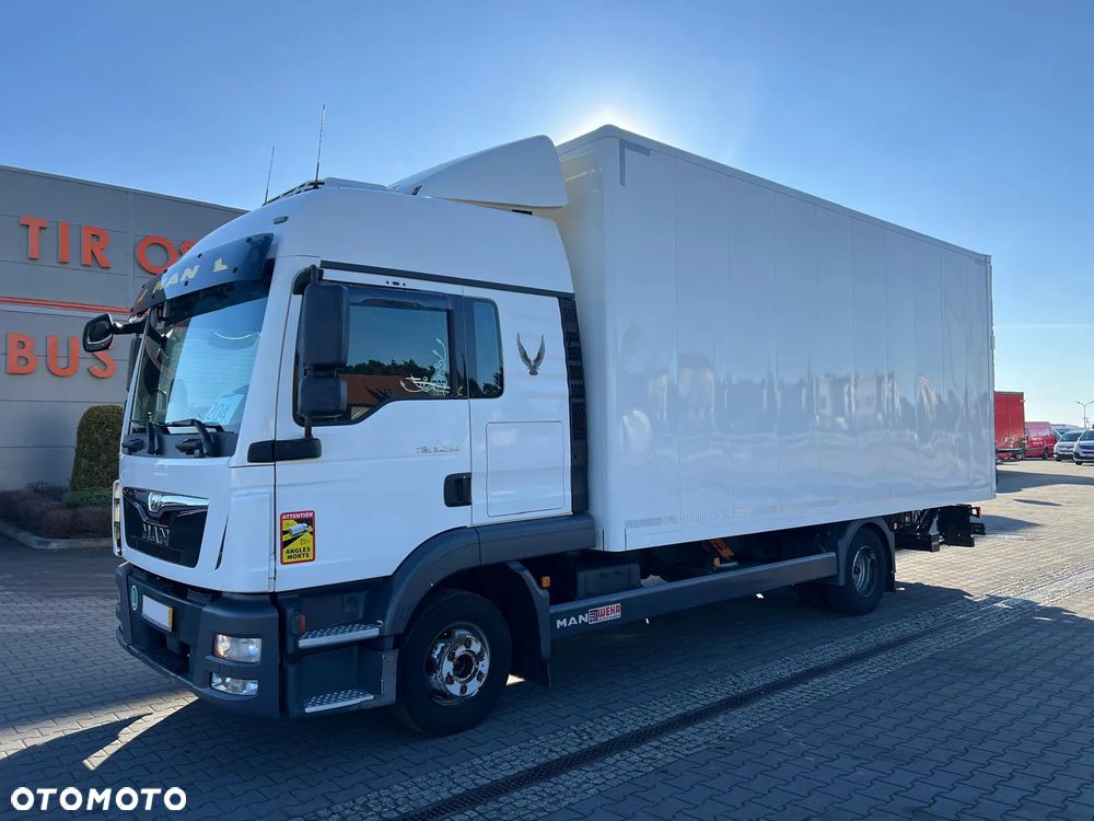 MAN TGL 8.250 XXL KONTENER+WINDA 2xŁÓŻKO WEBASTO BLOKADA MOSTU NAVI KLIMA POSTOJOWA LODÓWKA - 1