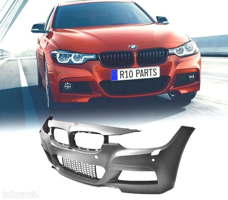 KIT CARROÇARIA BMW F31 TOURING LOOK M PERFORMANCE SAIDA DUPLA ESQ - 4