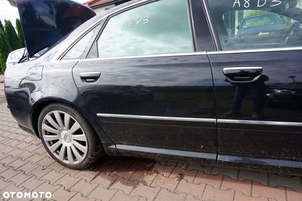 DRZWI TYLNE PRAWE A8 II D3 4E2 LIFT   CZARNY AUDI 2005-2010 - 4
