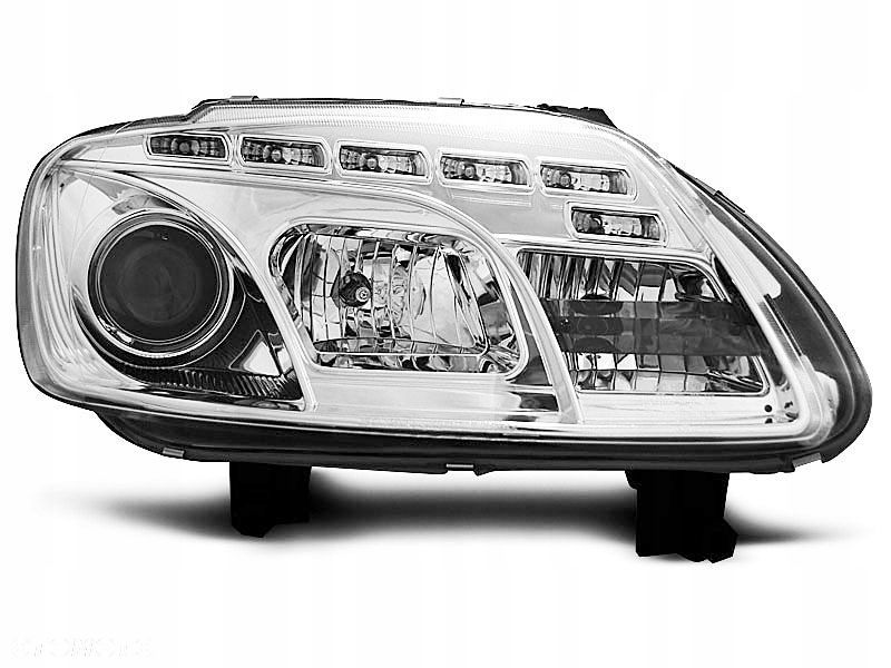 lampy vw touran 03-06 caddy 04- daylight chrom - 1