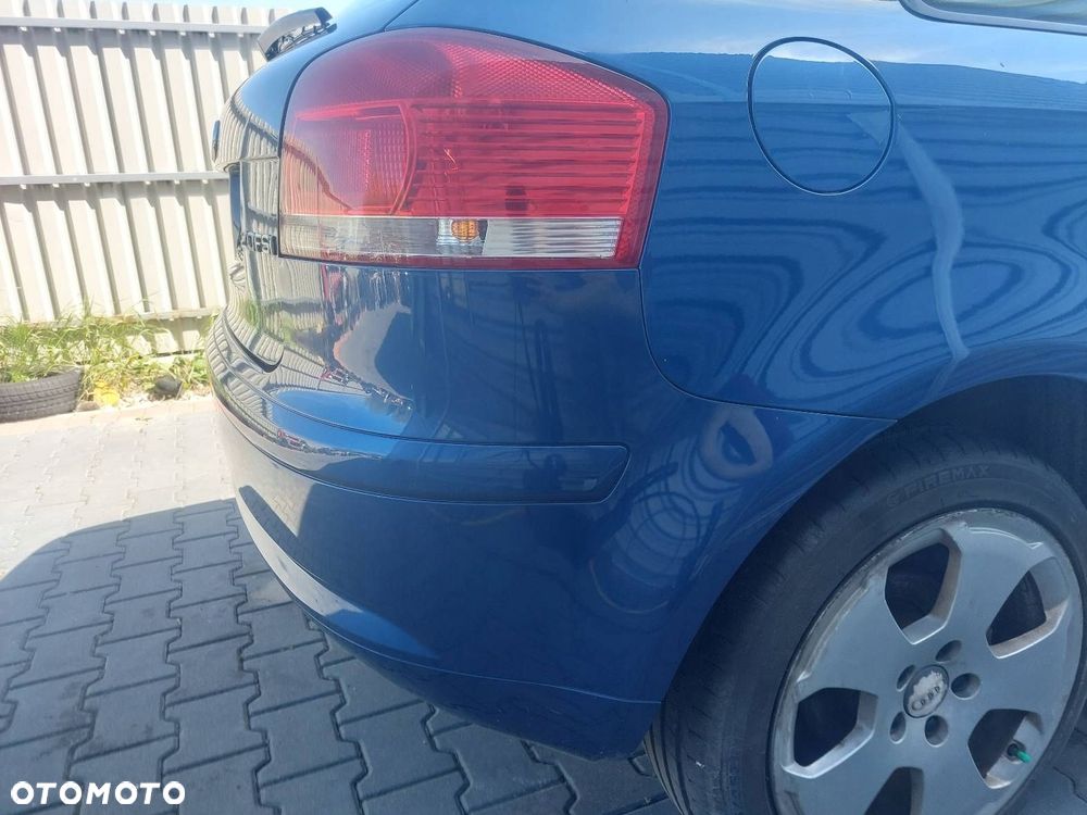 KOMPLETNY TYŁ KLAPA ZDERZAK LAMPA BŁOTNIK AUDI A3 8P LS9R - 6