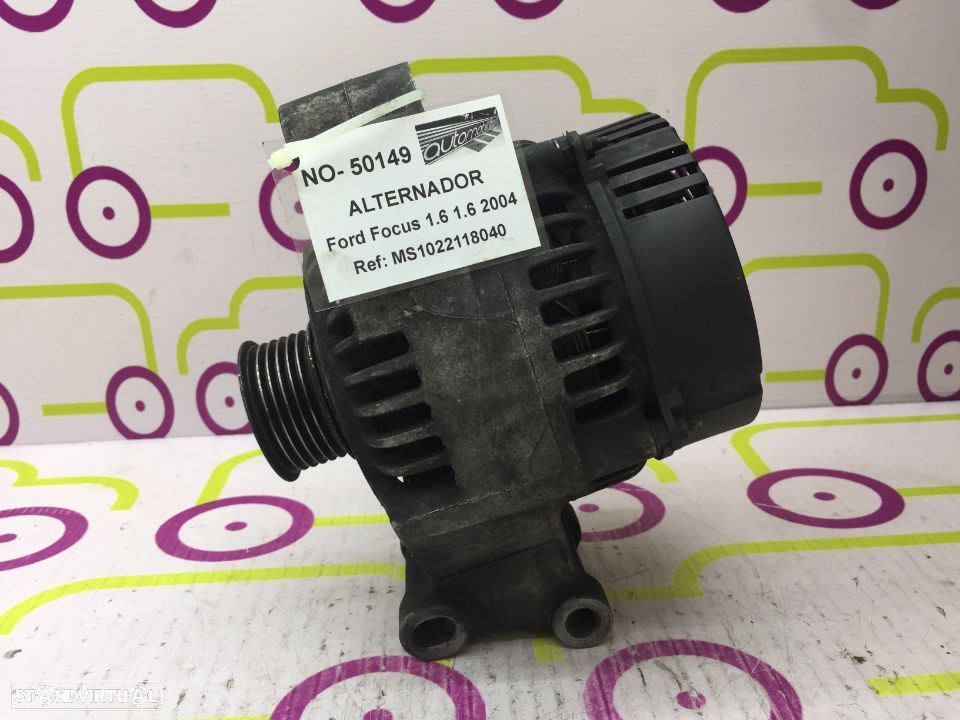 Alternador Ford Focus 1.6i 100Cv de 2004 - Ref: MS1022118040 - NO50149 - 2