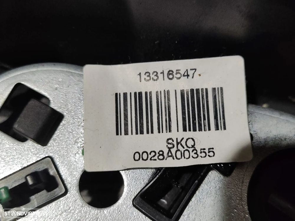 Volante Completo Opel Insignia A pele perfurada comandos multifunções - 8