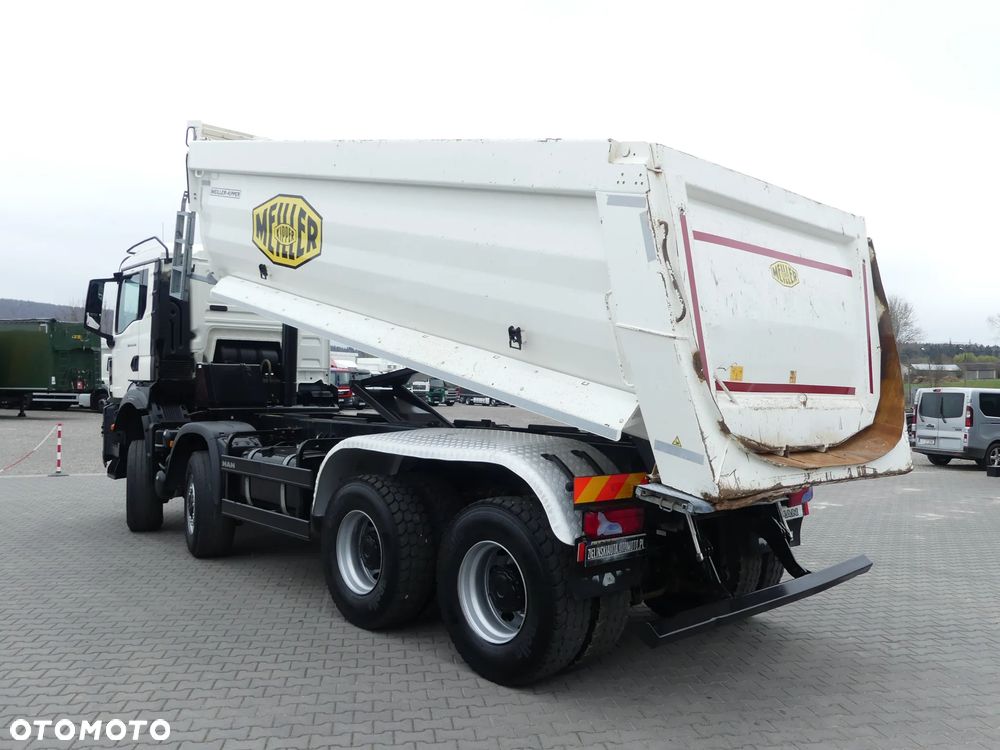 MAN TGS 41.470 / 8x8 / WYWROTKA MEILLER / MANUAL / NISKI PRZEBIEG / - 4