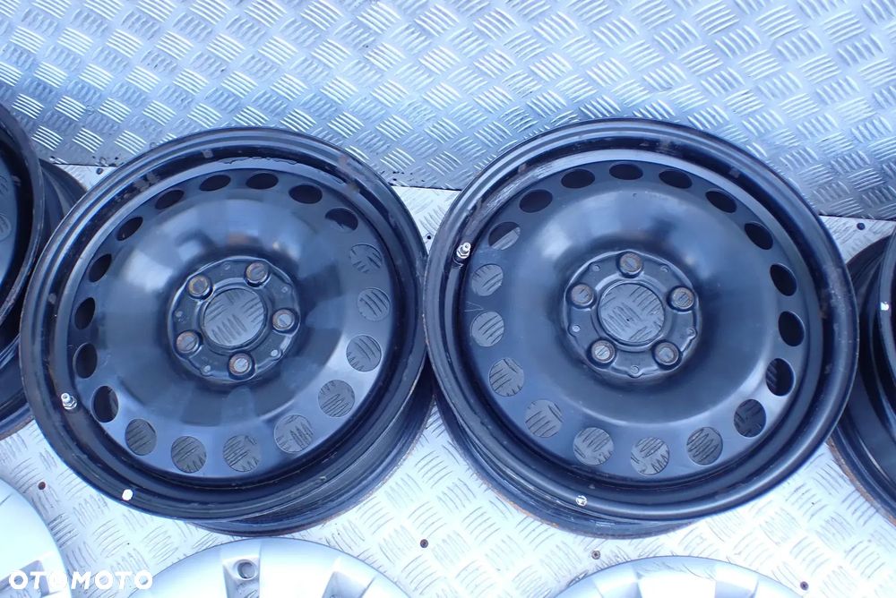 FELGI STALOWE MERCEDES 5X112 6,5X16 ET 49 A2464000102 CZUJNIKI KOŁPAKI - 4