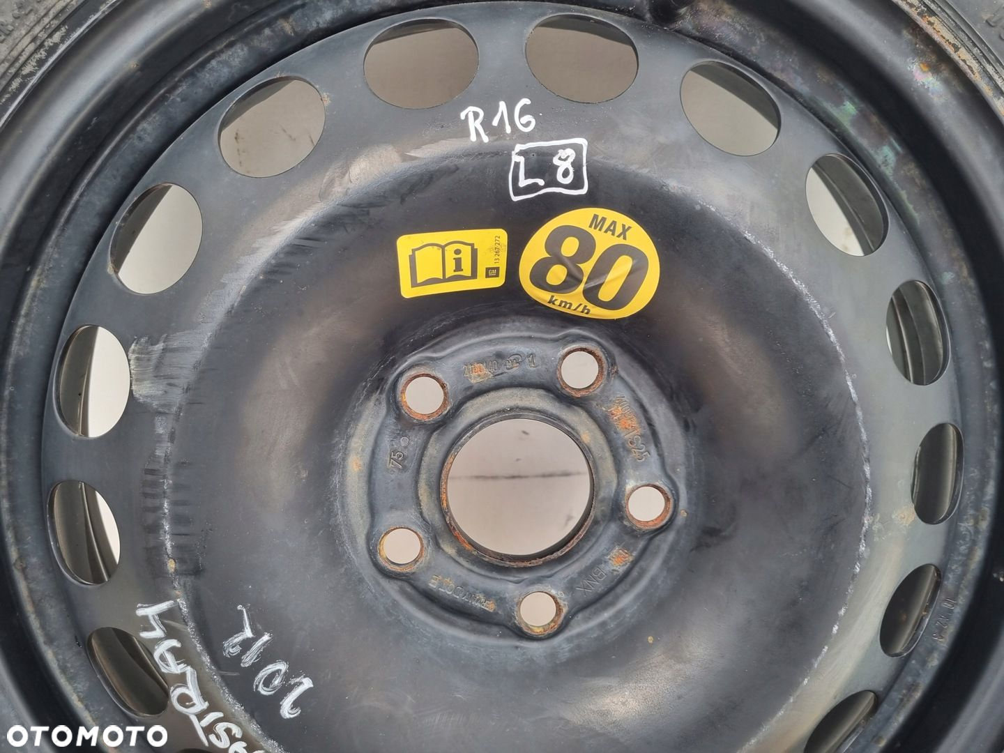 Opel Astra J Zafira C KOŁO DOJAZDOWE dojazdówka 115/70 R16 5x110 2160140 - 2