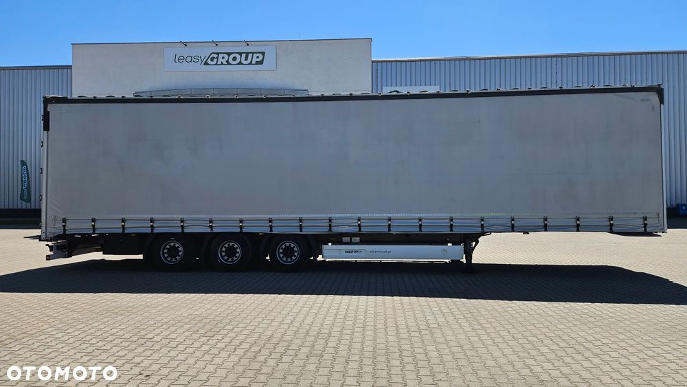 Wielton mega - oś podnoszona, SAF  nowy dach, plandeki po wymianie - 3
