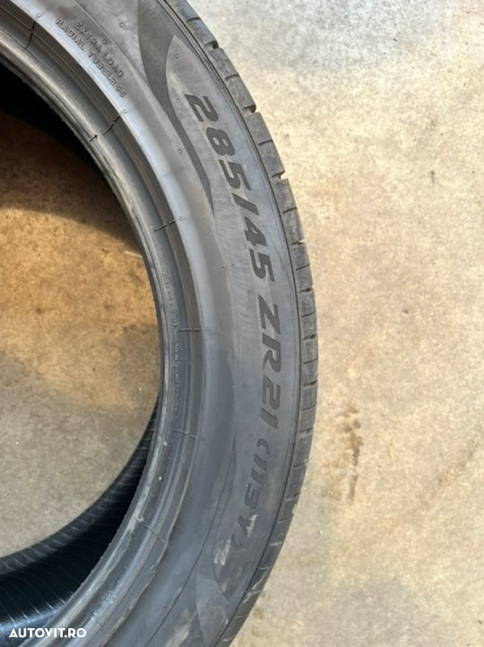vand 2 anvelope 285/45/21 pirelli de vară foarte bune - 5