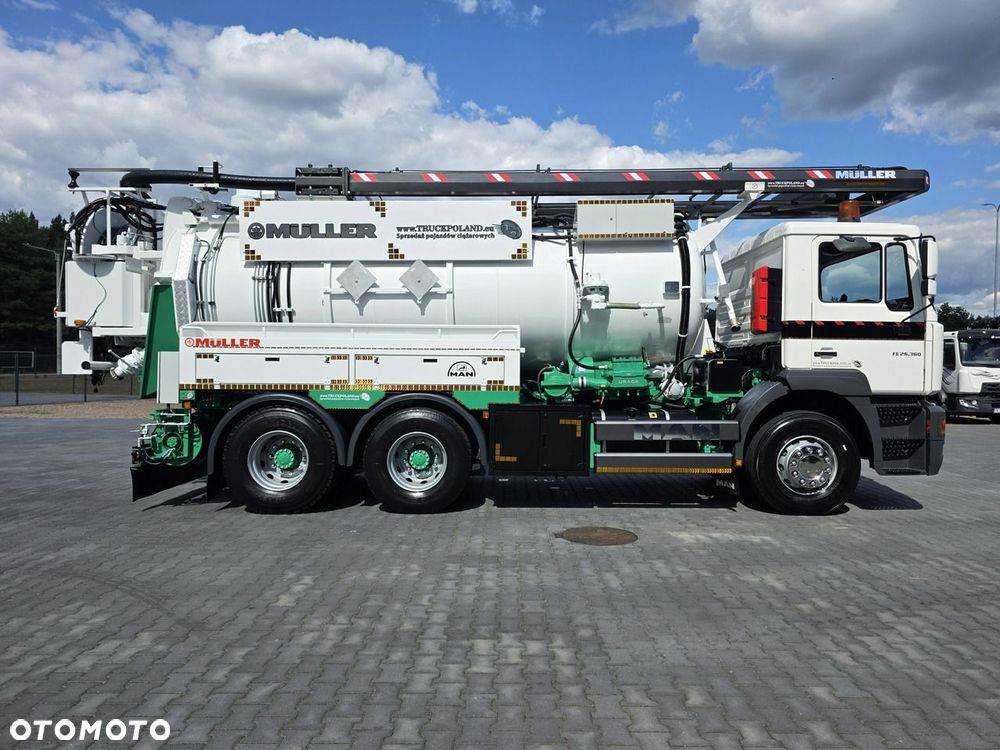 MAN 6x4 WUKO MULLER CANALMASTER KOMBI DO CZYSZCZENIA KANAŁÓW - 8