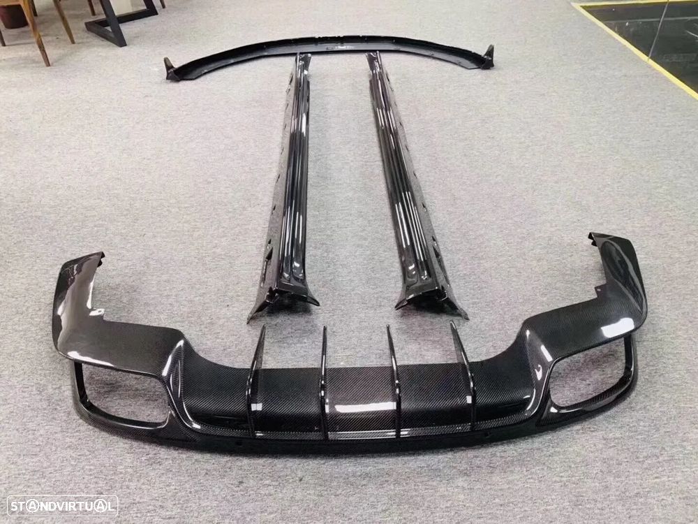 Spoiler, Difusor e Embaladeiras Porsche Panamera 971 (Carbono) - 1