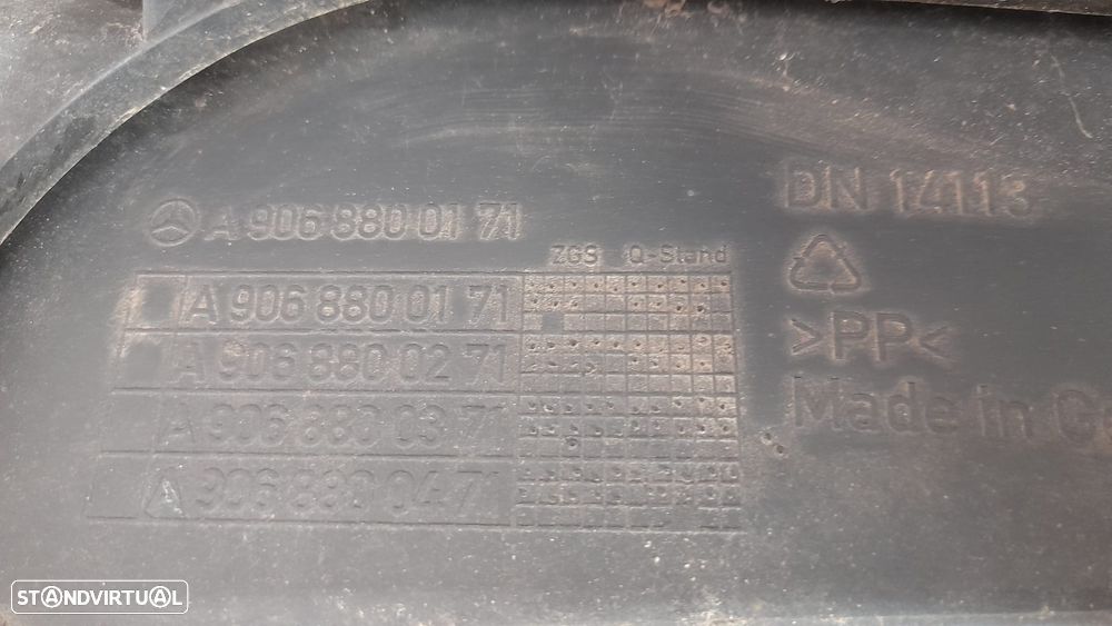 GUARDA PROTETOR PROTECAO PARACHOQUES TRASEIRO TRÁS A9068800171 9068800171 A9068800271 9068800271 A9068800371 9068800371 A9068800471 9068800471 PARA-CHOQUES PARA CHOQUES ORIGINAL MERCEDES SPRINTER W906 313 CDI 16V OM651955 - 5