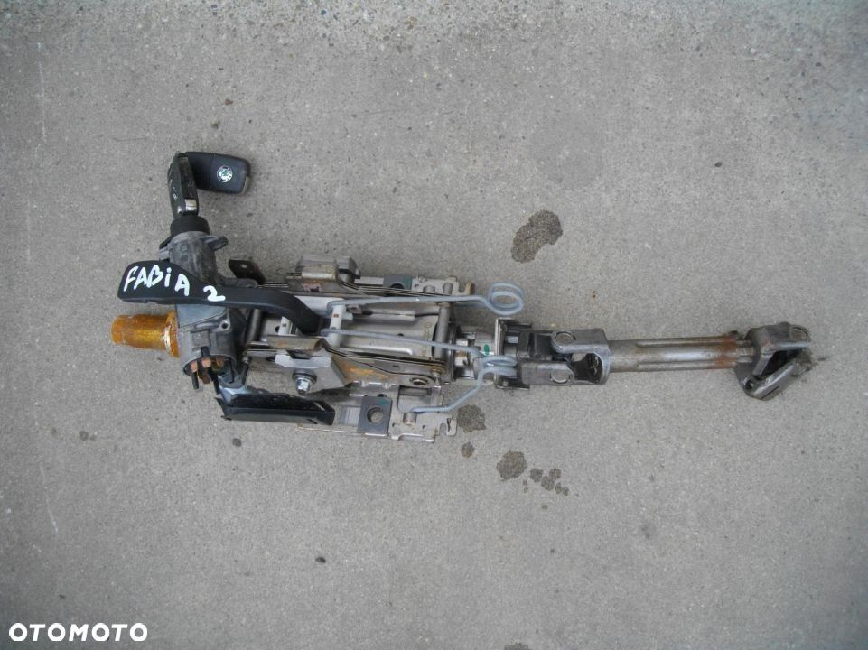 Kolumna kierownicy Skoda Fabia 2 II 06-14r krzyżak kluczyk stacyjka 6q1419501bf - 1