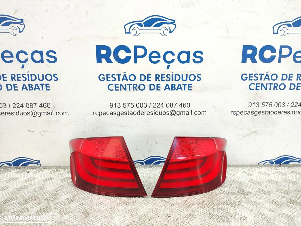 Farolins traseiros trás direito esquerdo LED BMW Serie 5 F10 Sedan Carro Pré LCI de 2009 a 2013 - 1